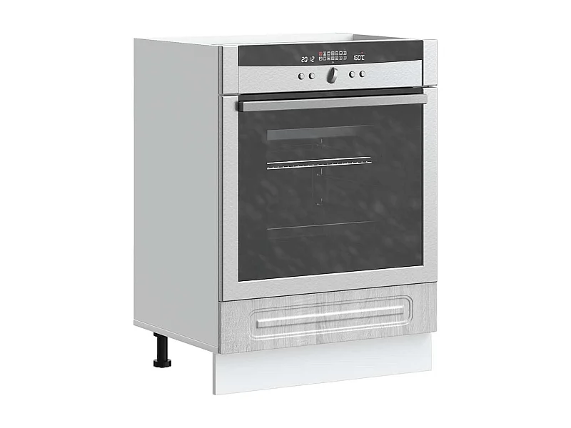 Armadio Forno Kalmar Grigio Sonoma Legno Multistrato