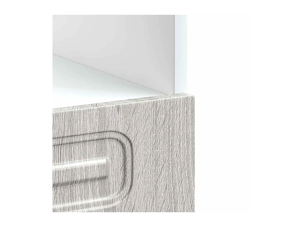 Armoire à four Kalmar sonoma gris bois d'ingénierie