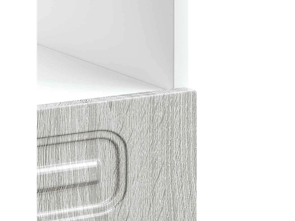 Armoire à four Kalmar sonoma gris bois d'ingénierie