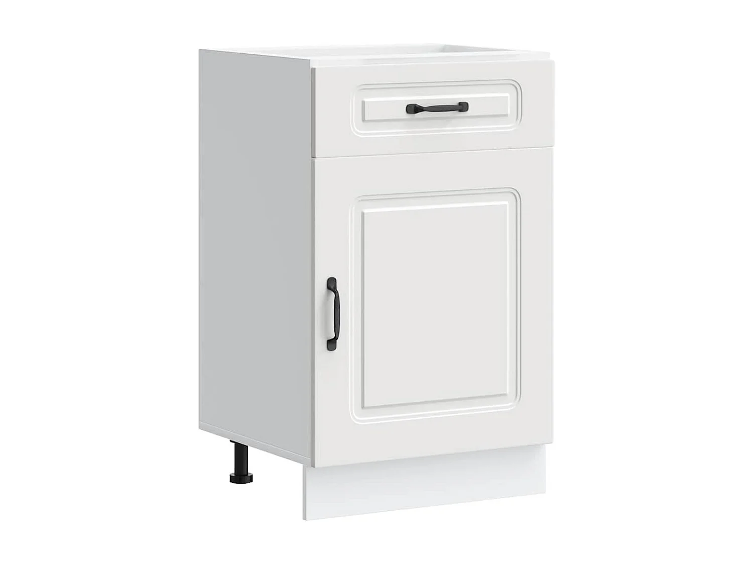 Armoire de cuisine Kalmar blanc bois d'ingénierie