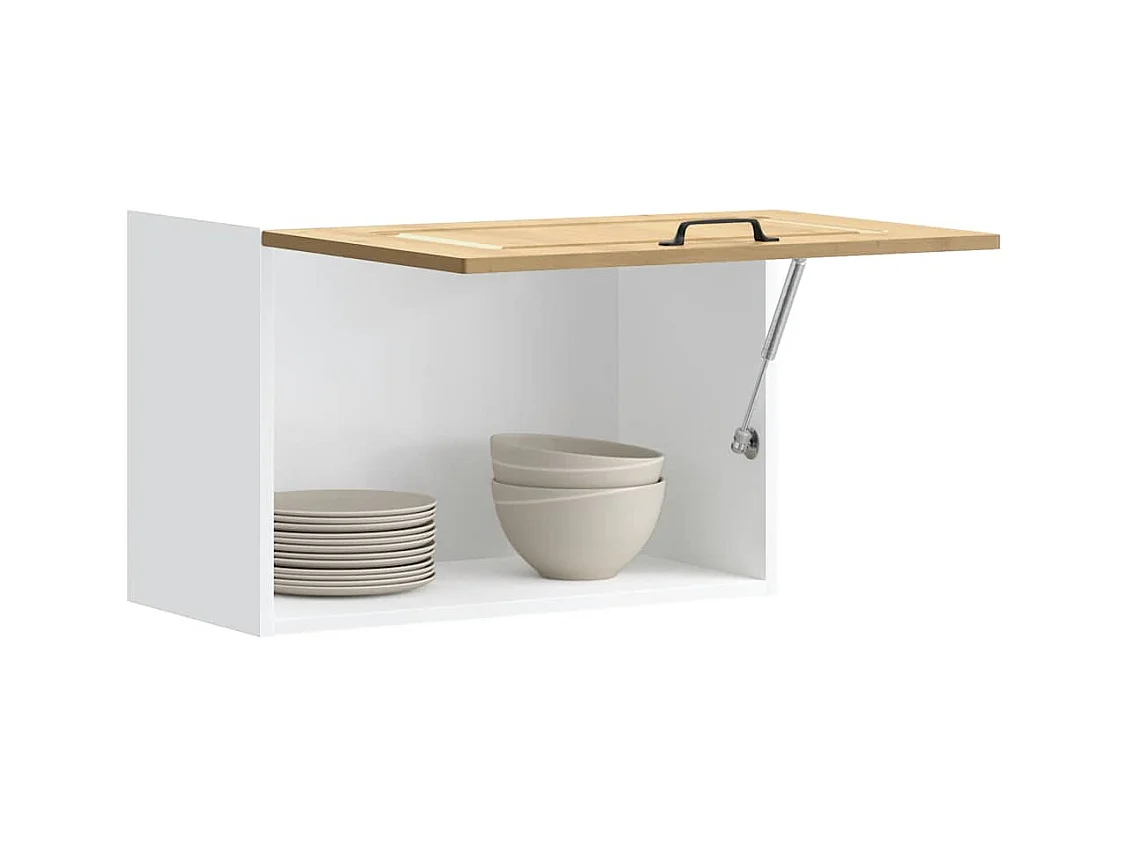 Armoire murale cuisine Kalmar chêne artisanal bois d'ingénierie