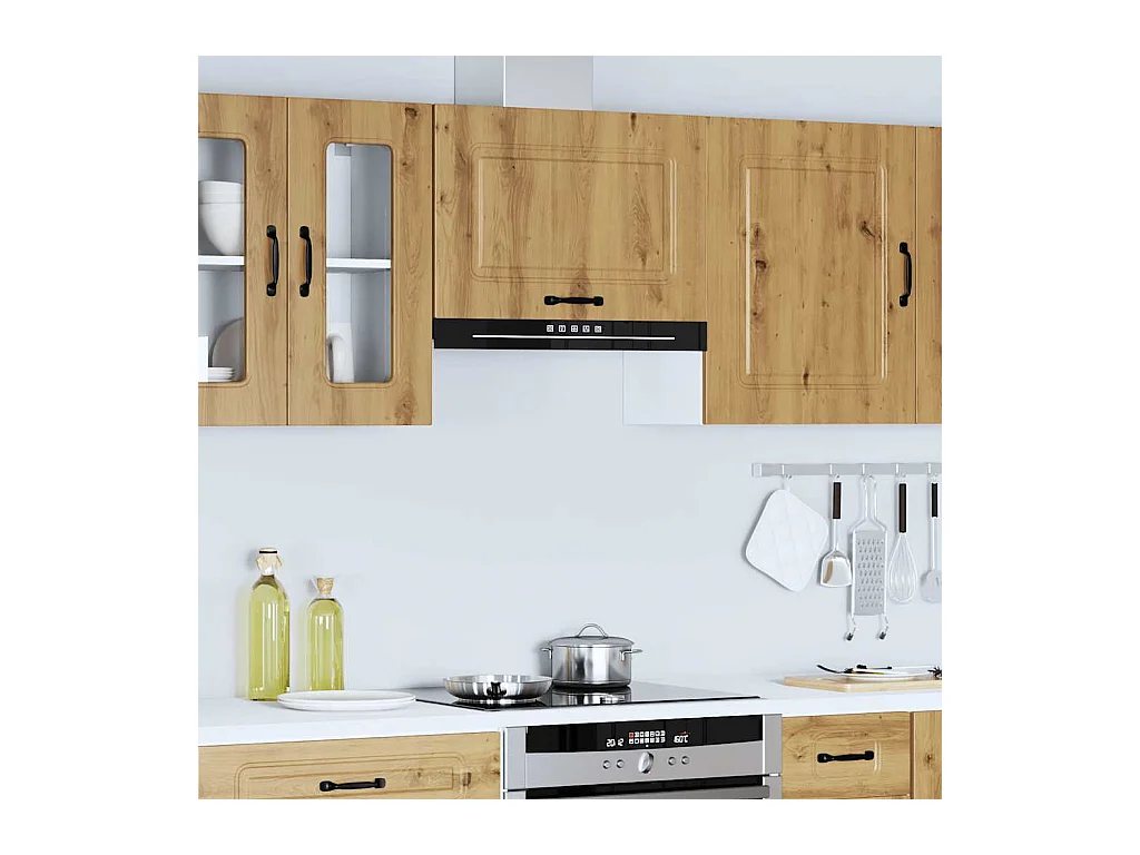 Küchen-Hängeschrank Kalmar Artisan-Eiche Holzwerkstoff