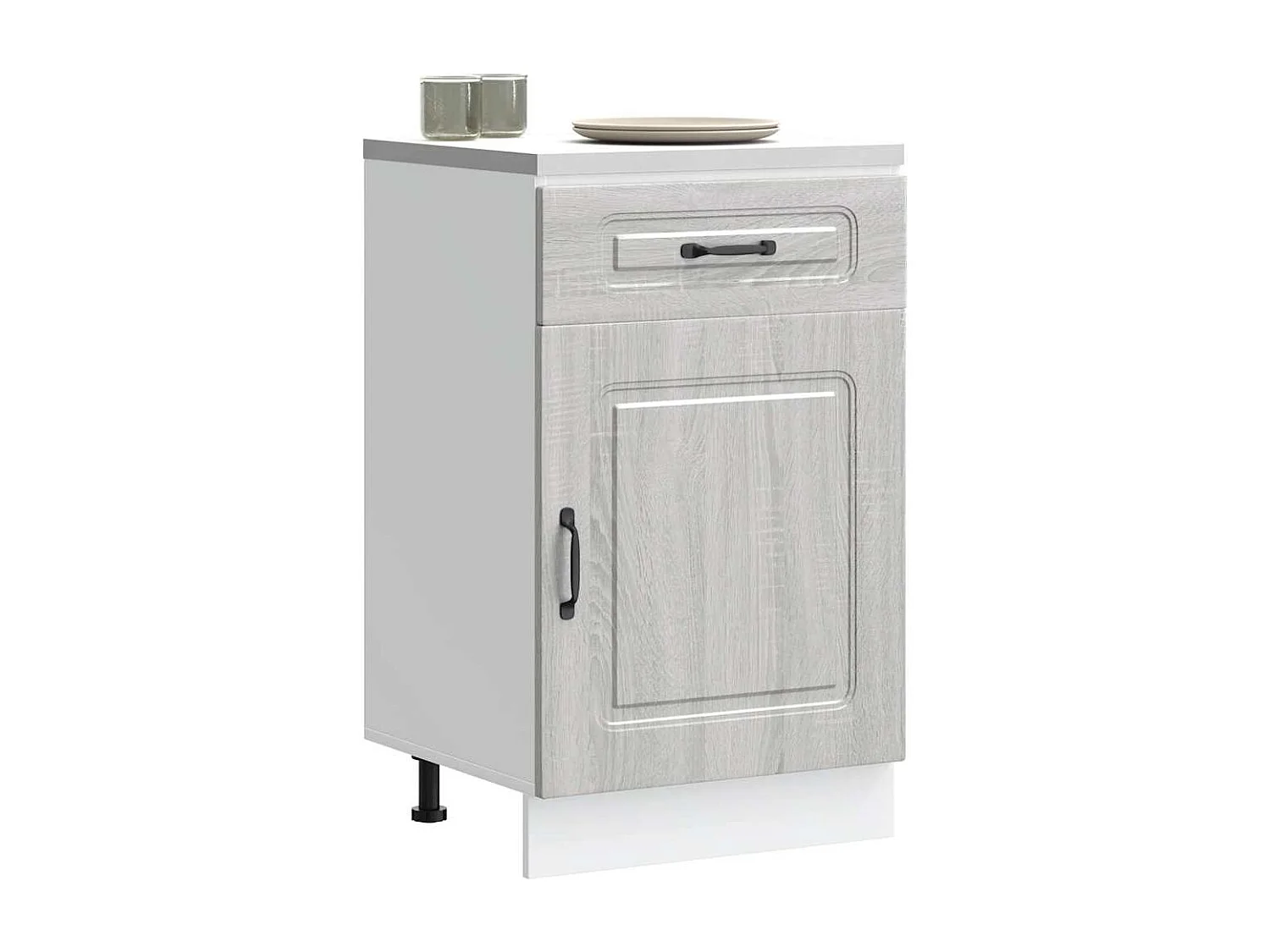 Armoire de cuisine Kalmar sonoma gris bois d'ingénierie