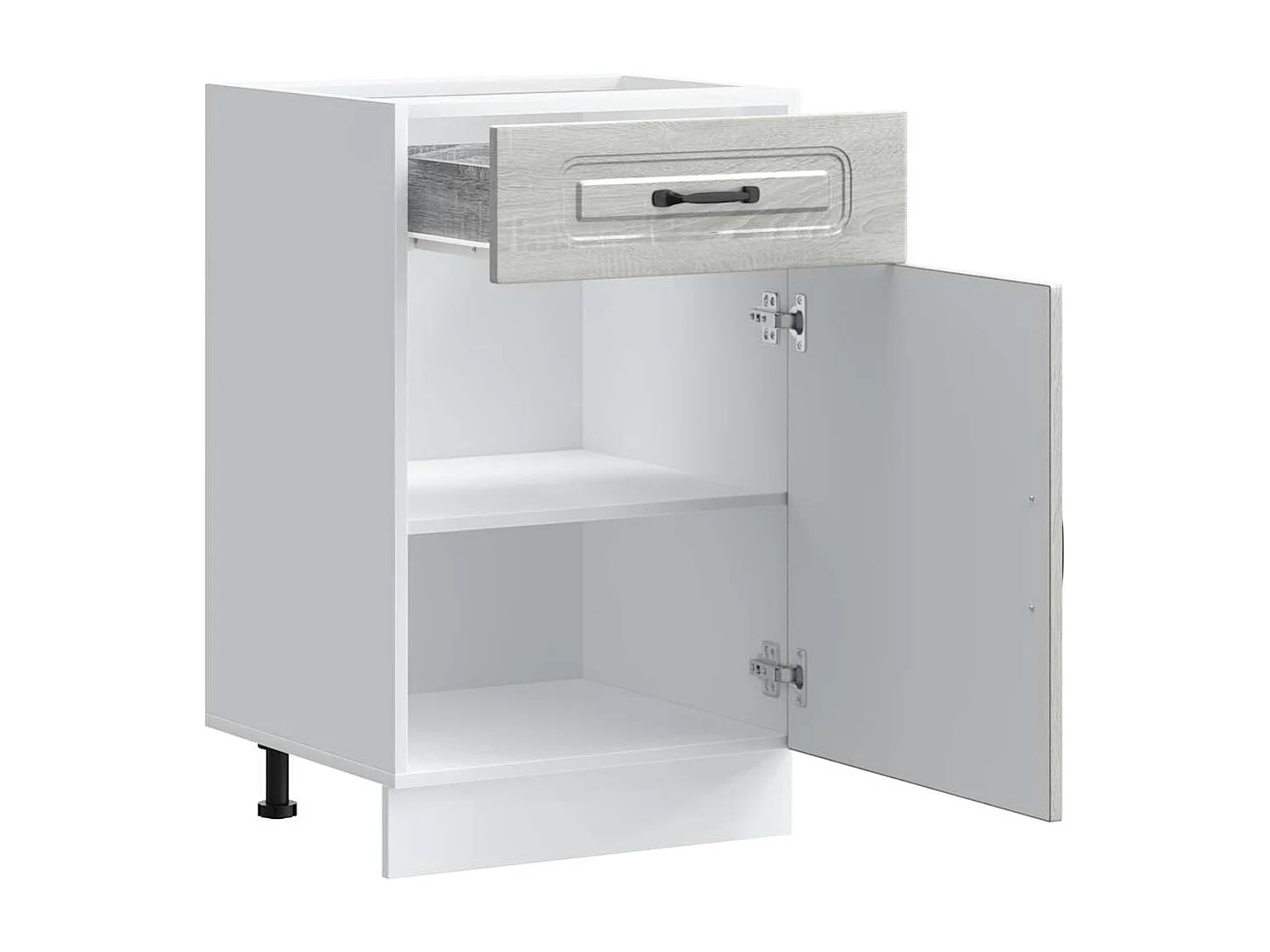 Armoire de cuisine Kalmar sonoma gris bois d'ingénierie