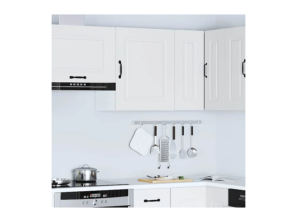 Küchen-Hängeschrank Kalmar Weiß Holzwerkstoff