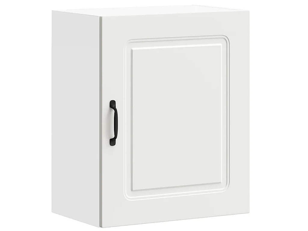Armoire murale de cuisine Kalmar blanc bois d'ingénierie