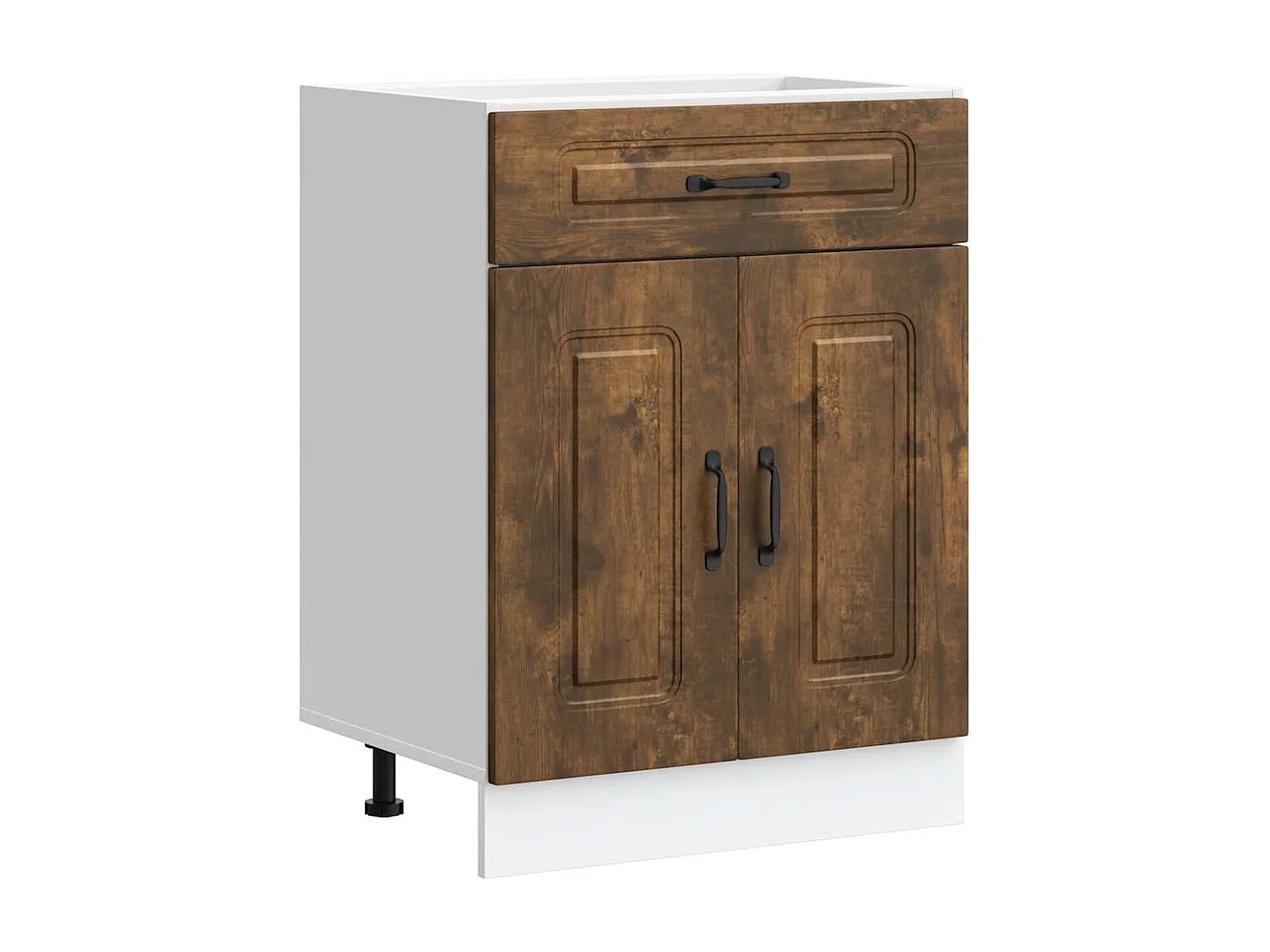 Armoire de cuisine Kalmar chêne fumé bois d'ingénierie