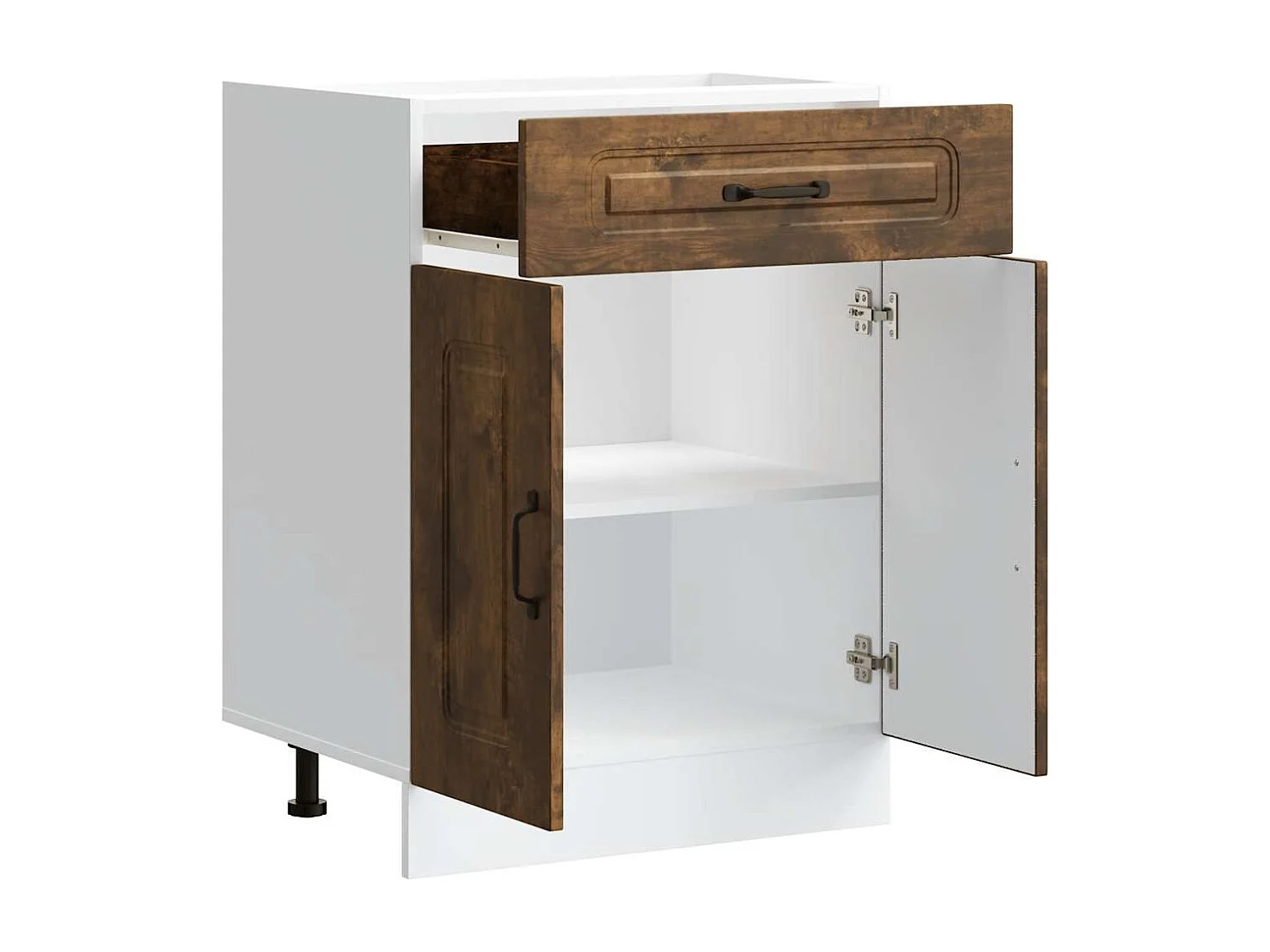 Armoire de cuisine Kalmar chêne fumé bois d'ingénierie