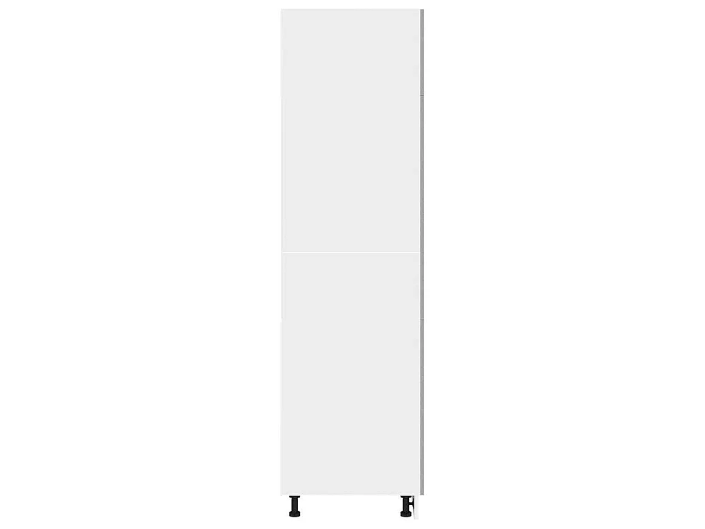 Armoire réfrigérée "Lyon" Gris béton 60 x 57 x 207 cm Bois d'ingénierie