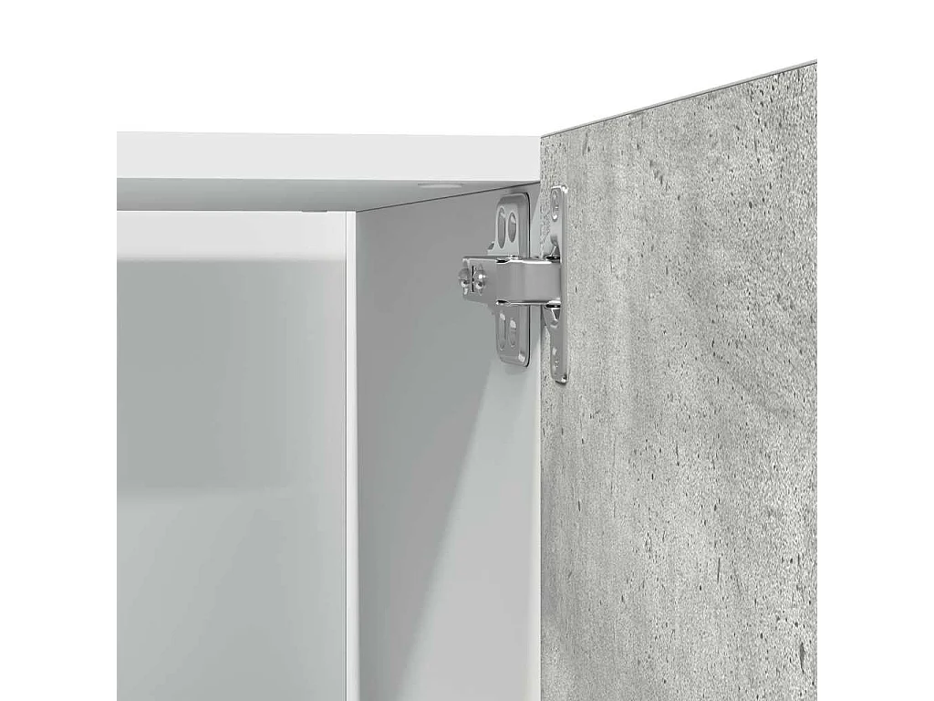 Mobile per Frigo “Lyon” Grigio Cemento 60x57x207 cm