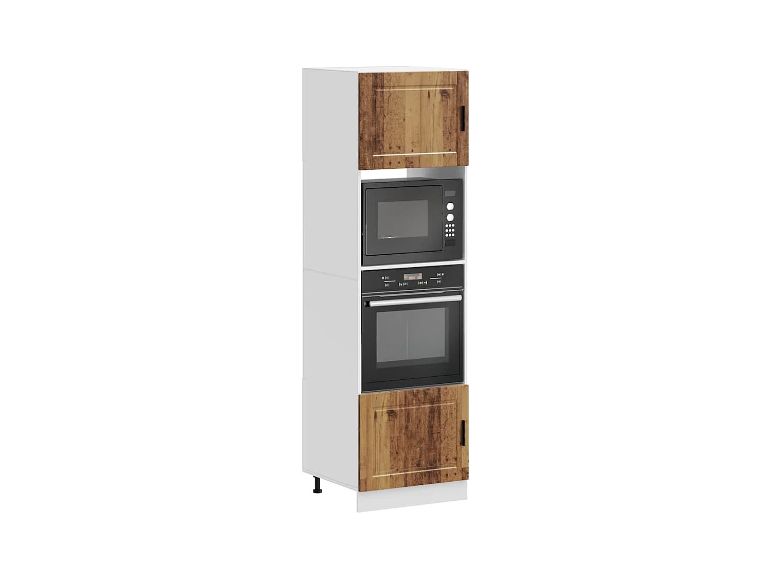 Armadi Forno 2 pz Porto Legno Antico in Legno Multistrato