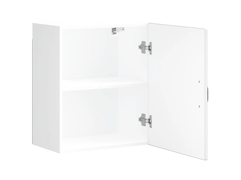 Keukenbovenkasten 2 st Kalmar bewerkt hout wit