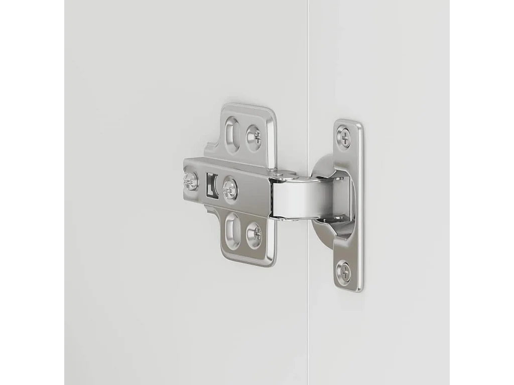 Keukenbovenkasten 2 st Kalmar bewerkt hout wit