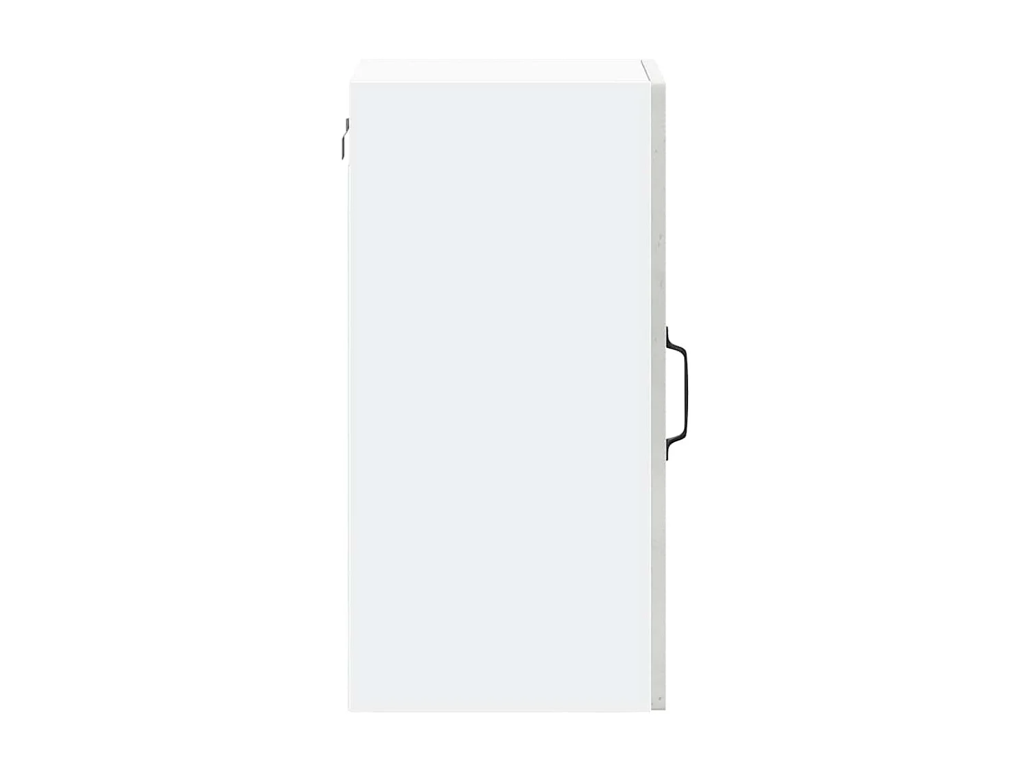 Armoire murale de cuisine avec porte en verre Kalmar gris béton