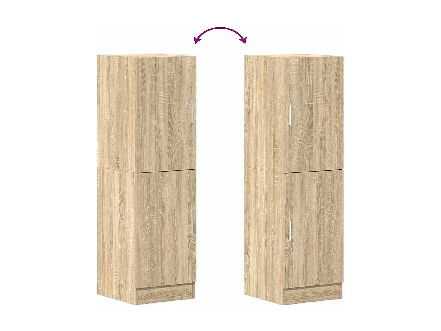Armoire de cuisine chêne sonoma 38x41,5x131,5cm bois ingénierie