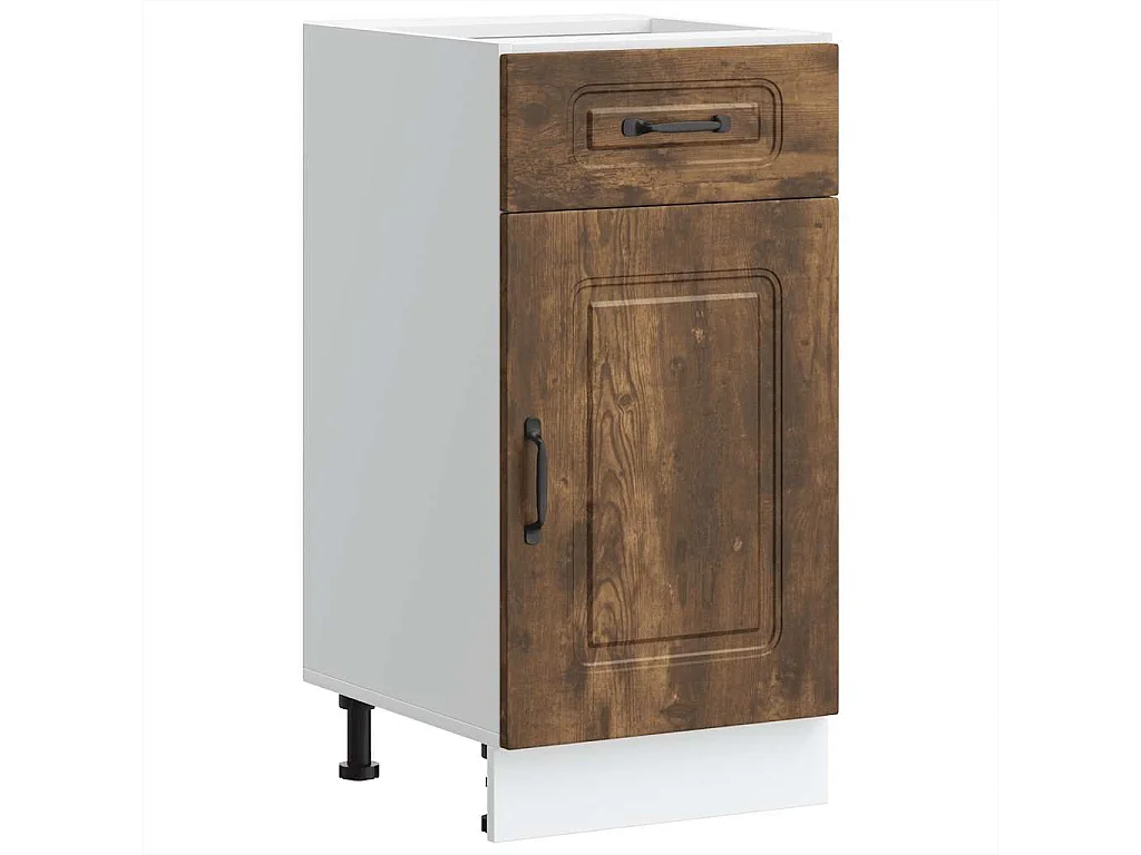 Armoire de cuisine Kalmar chêne fumé bois d'ingénierie