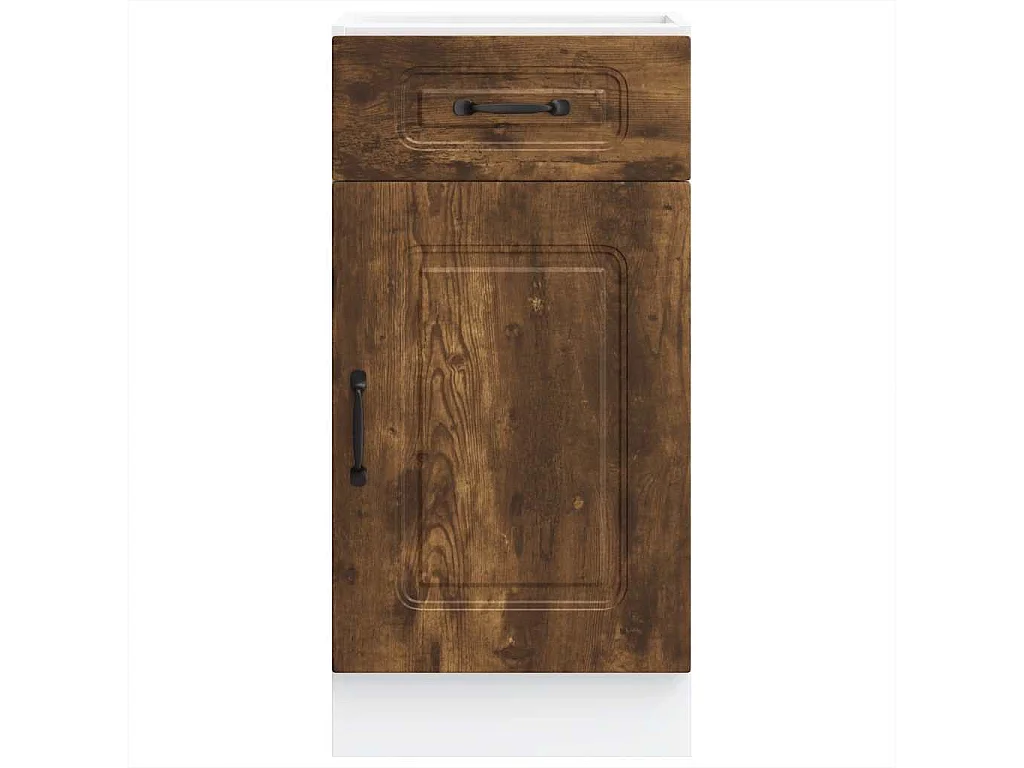 Armoire de cuisine Kalmar chêne fumé bois d'ingénierie