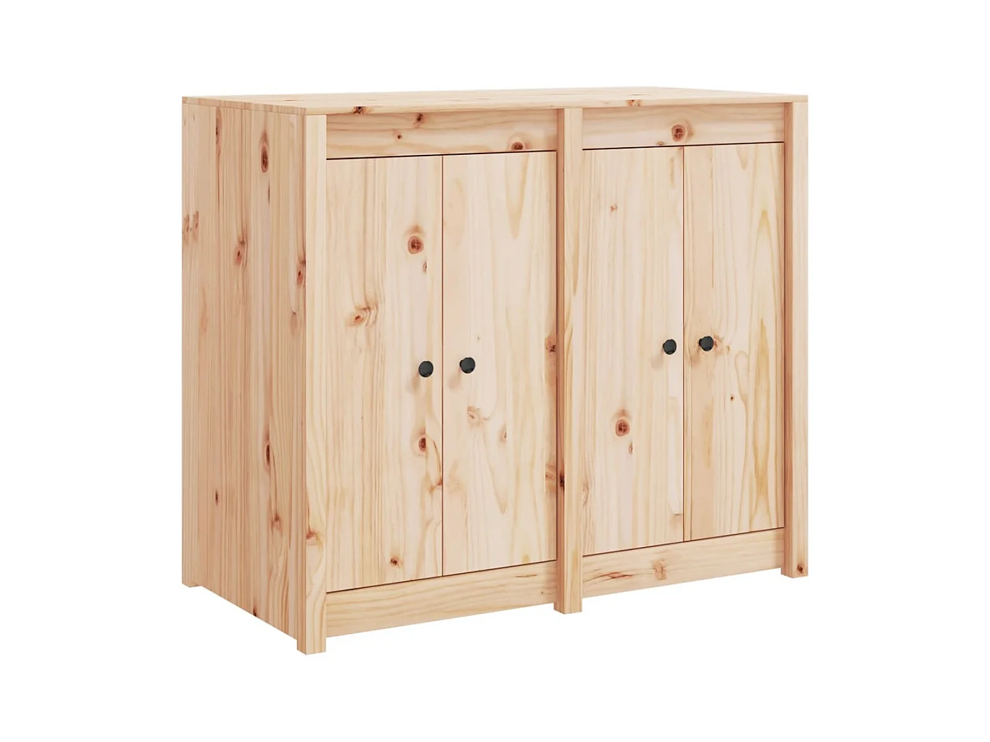 Armoire de cuisine d'extérieur bois de pin massif