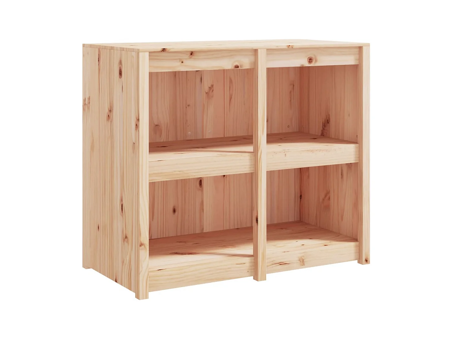 Armoire de cuisine d'extérieur bois de pin massif