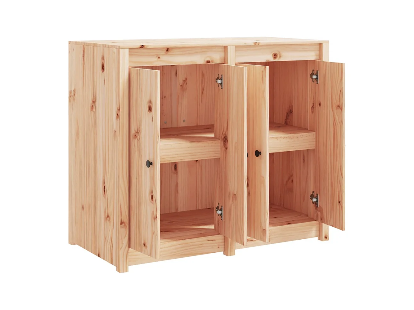 Armoire de cuisine d'extérieur bois de pin massif