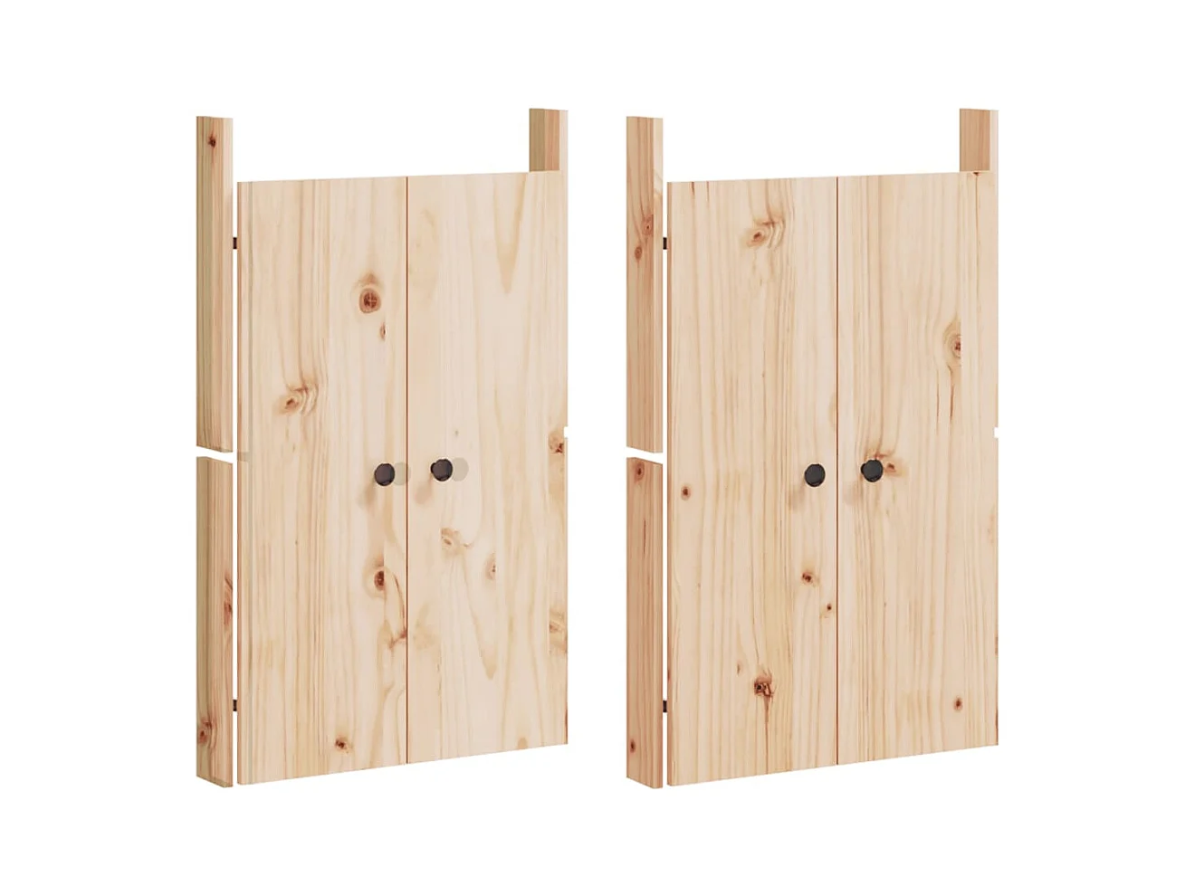 Armoire de cuisine d'extérieur bois de pin massif