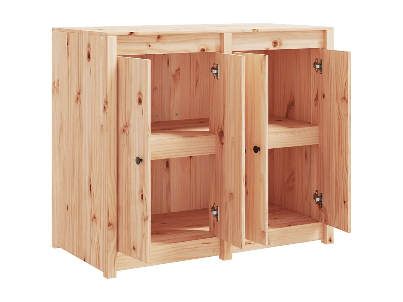 Armoire de cuisine d'extérieur bois de pin massif
