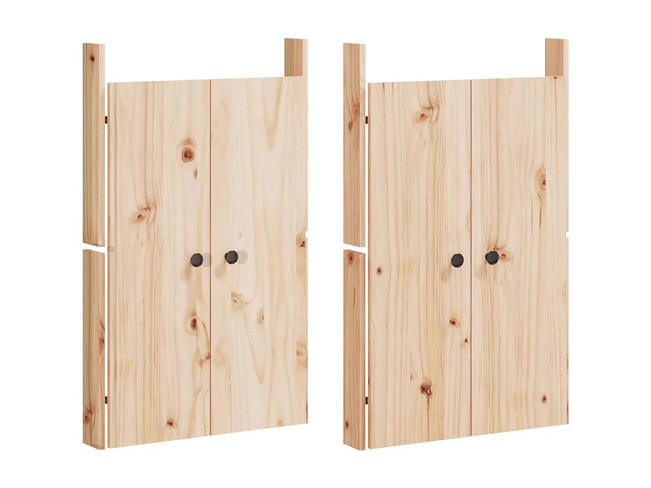 Armoire de cuisine d'extérieur bois de pin massif