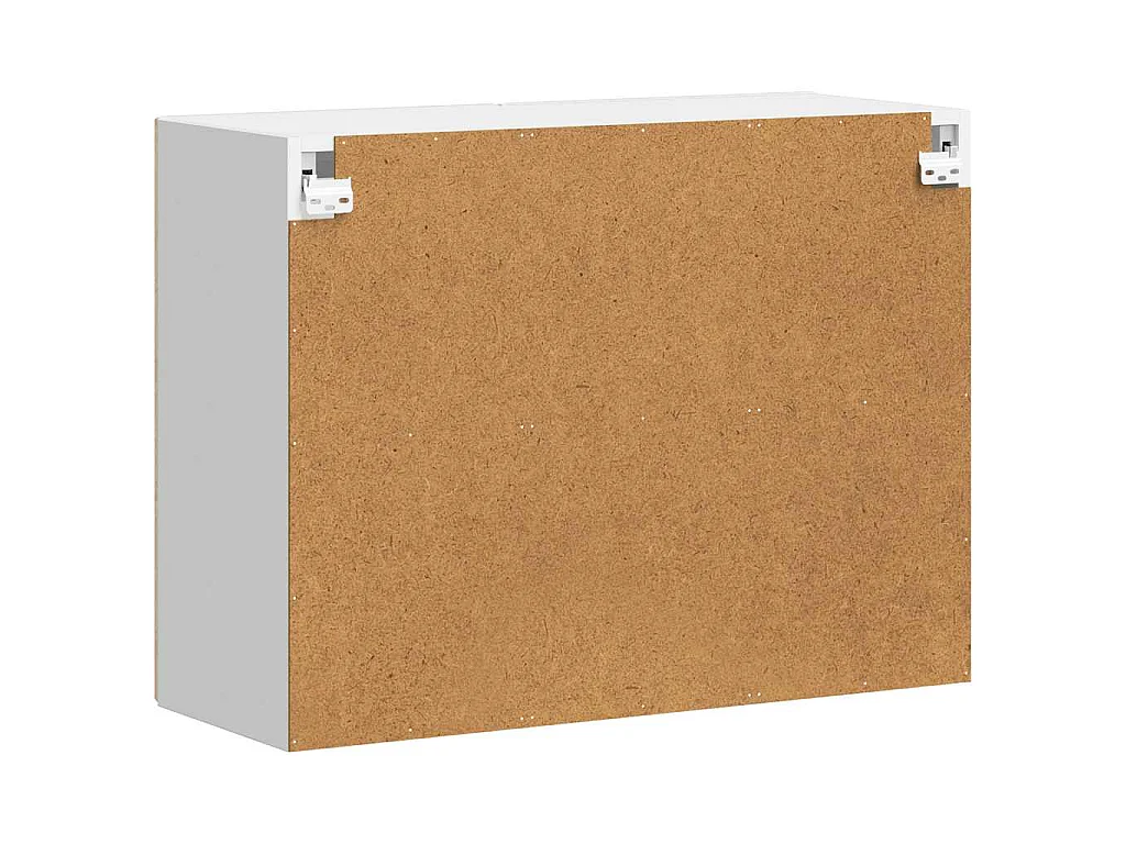 Armario de pared para cocina puerta cristal Porto roble sonoma