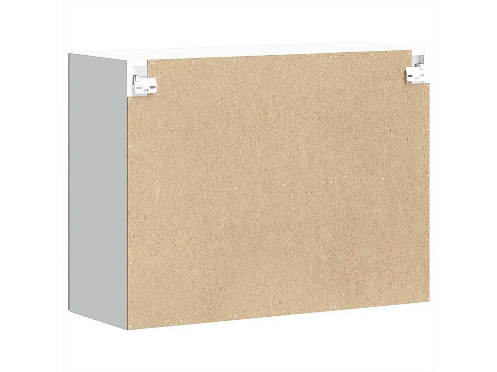 Armario pared cocina puerta de cristal Lucca gris hormigón