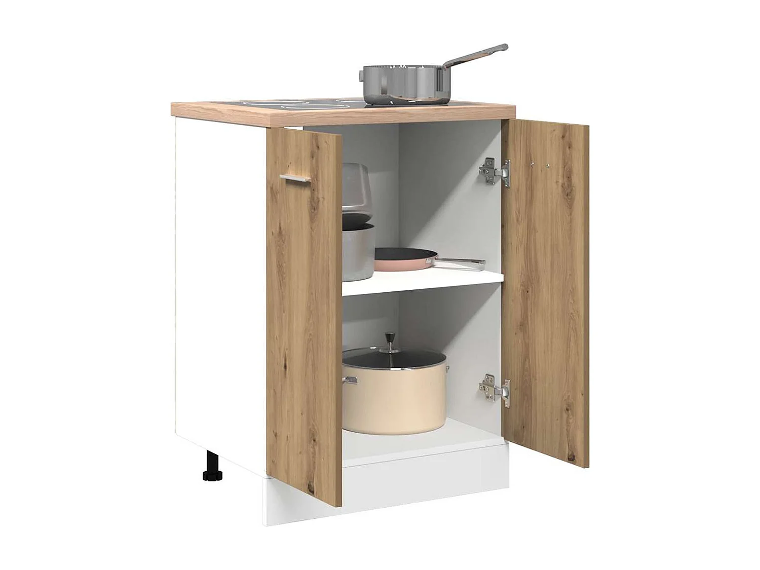 Armadio Inferiore “Lyon” Rovere Artigianale 60x46x81,5 cm