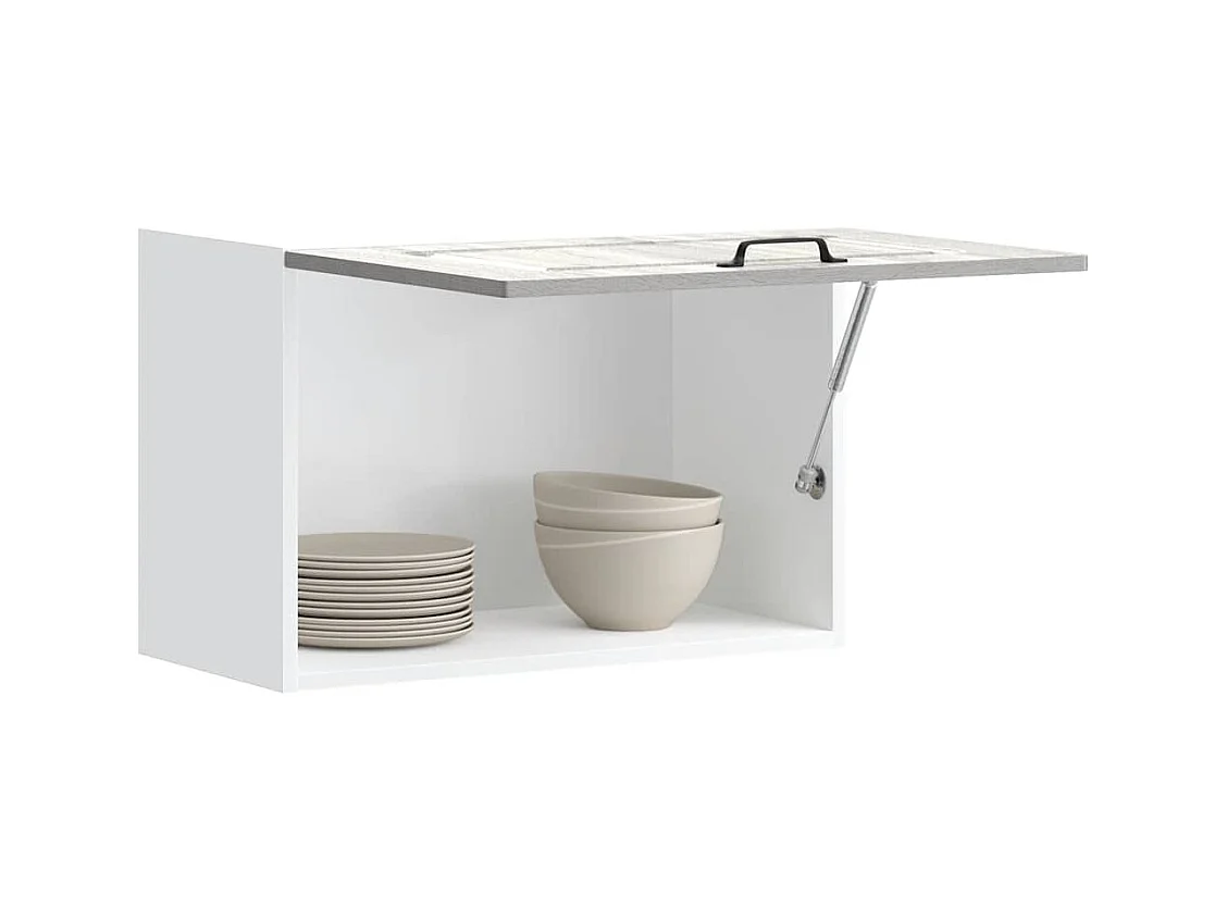 Pensile da Cucina Kalmar Grigio Sonoma in Legno Multistrato