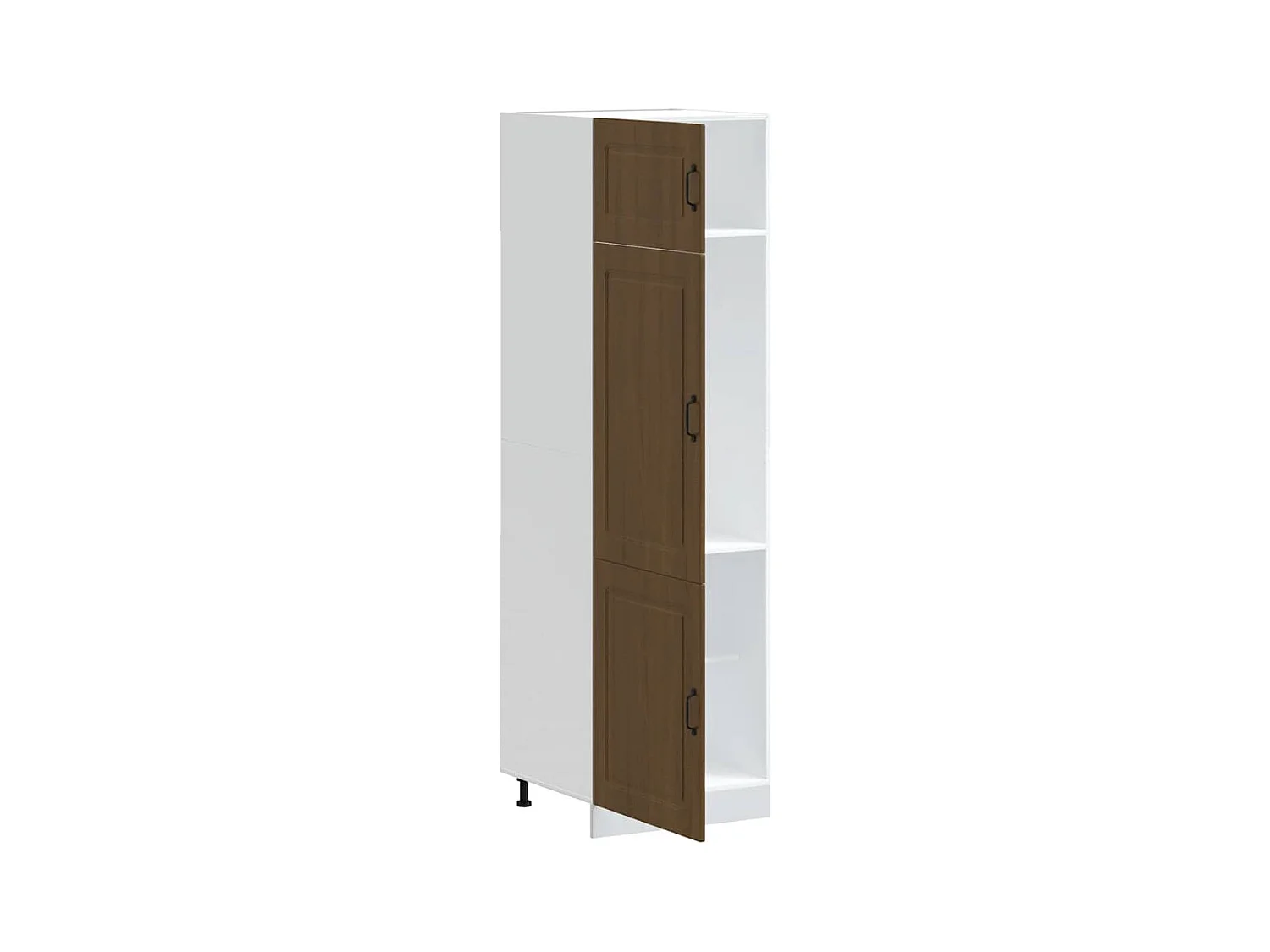 Armoire de cuisine Kalmar chêne marron bois d'ingénierie