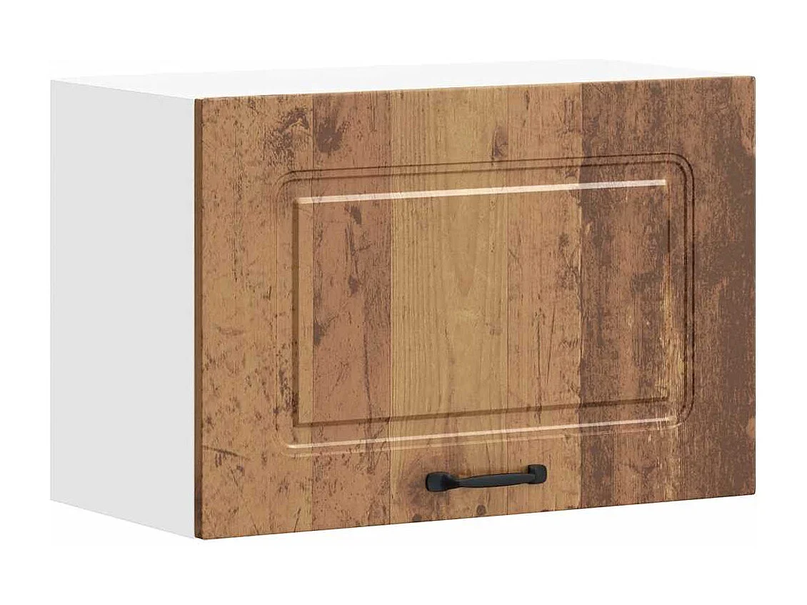 Armoire murale de cuisine Kalmar vieux bois bois d'ingénierie