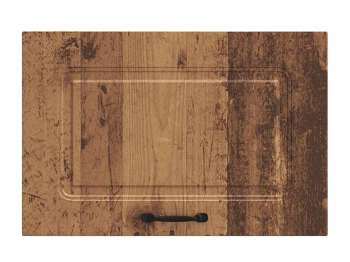 Armoire murale de cuisine Kalmar vieux bois bois d'ingénierie