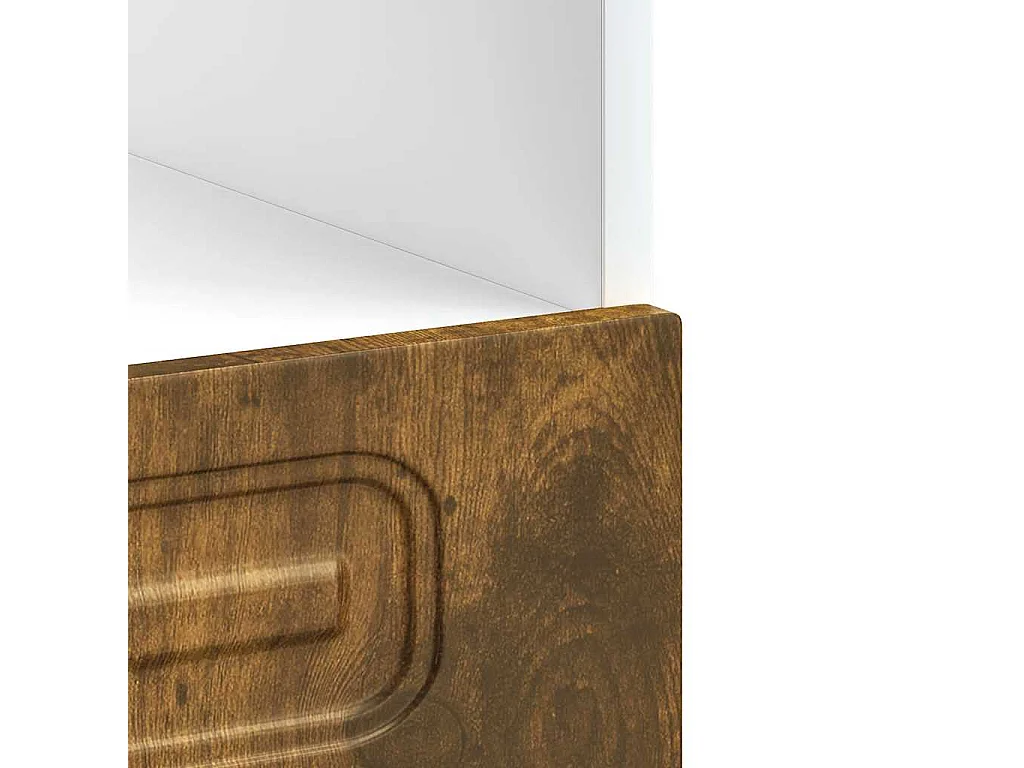 Armoire à four Kalmar chêne fumé bois d'ingénierie