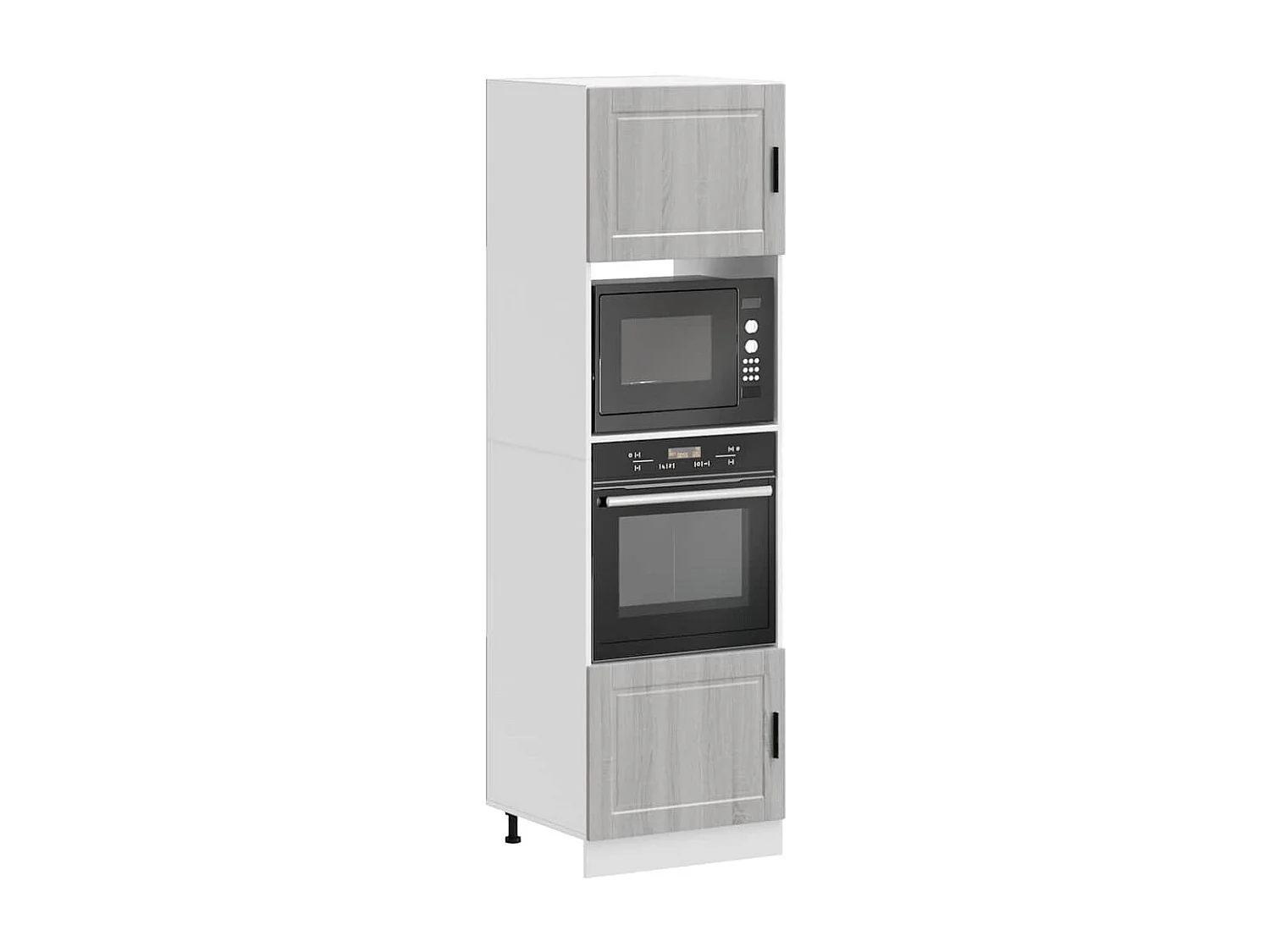 Armoires de four 2 pcs Porto sonoma gris bois d'ingénierie