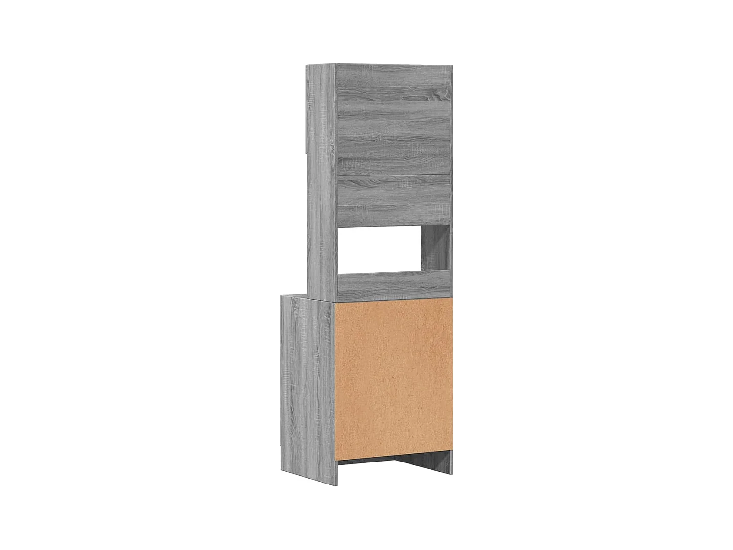 Mobile da Cucina Grigio Sonoma 60x50x180cm in Legno Multistrato