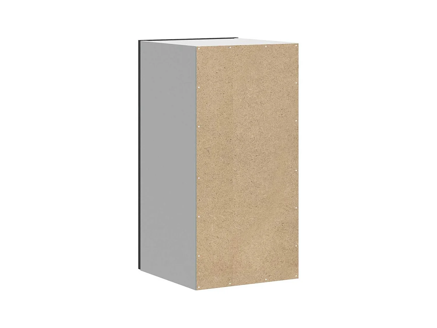 Armoire murale de cuisine Porto noir bois d'ingénierie