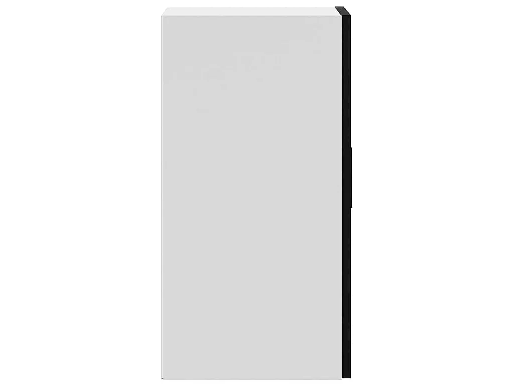 Armoire murale de cuisine Porto noir bois d'ingénierie