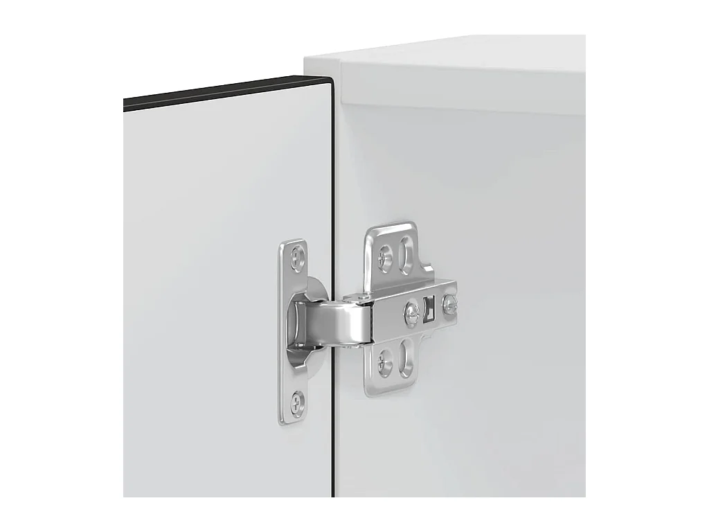 Armoires de four 2 pièces "Kalmar" Bois d'ingénierie noir