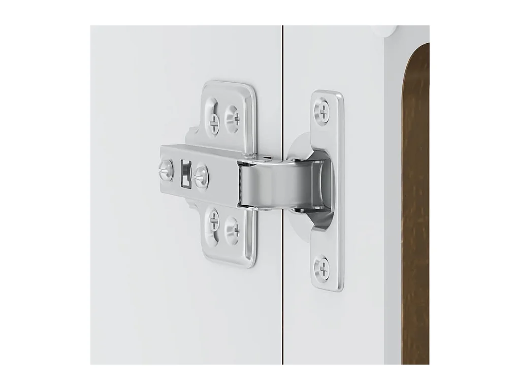 Armoire murale de cuisine et porte en verre Lucca chêne marron