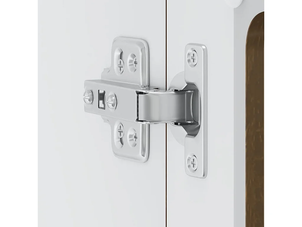 Armoire murale de cuisine et porte en verre Lucca chêne marron