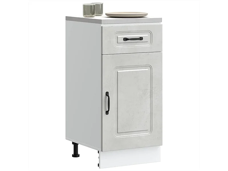 Base da Cucina Kalmar Grigio Cemento in Legno Multistrato