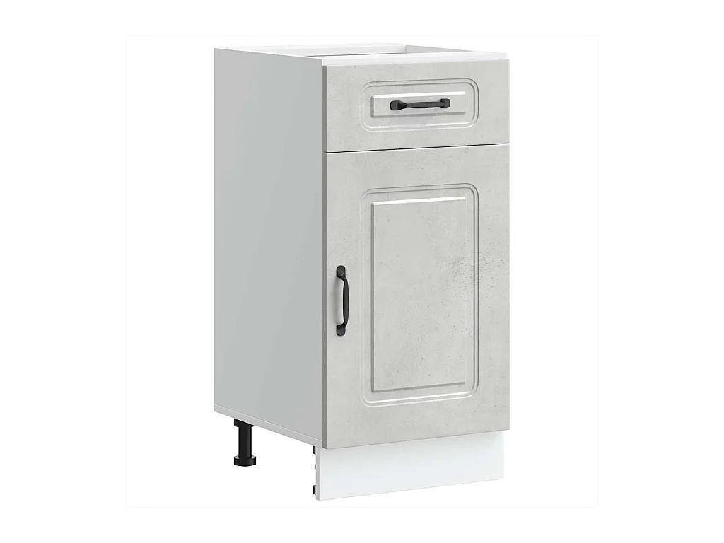 Base da Cucina Kalmar Grigio Cemento in Legno Multistrato