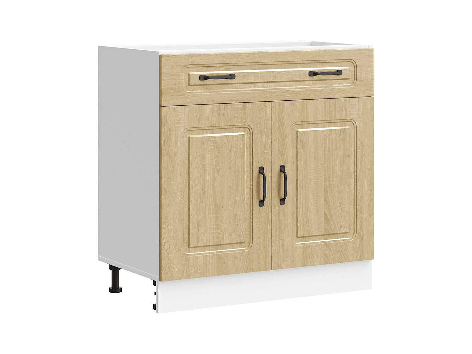 Onderkast Kalmar bewerkt hout sonoma eikenkleurig