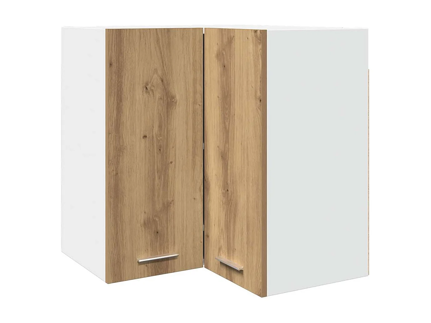 Eck-Hängeschrank Lyon Artisan-Eiche 57x57x60 cm Holzwerkstoff
