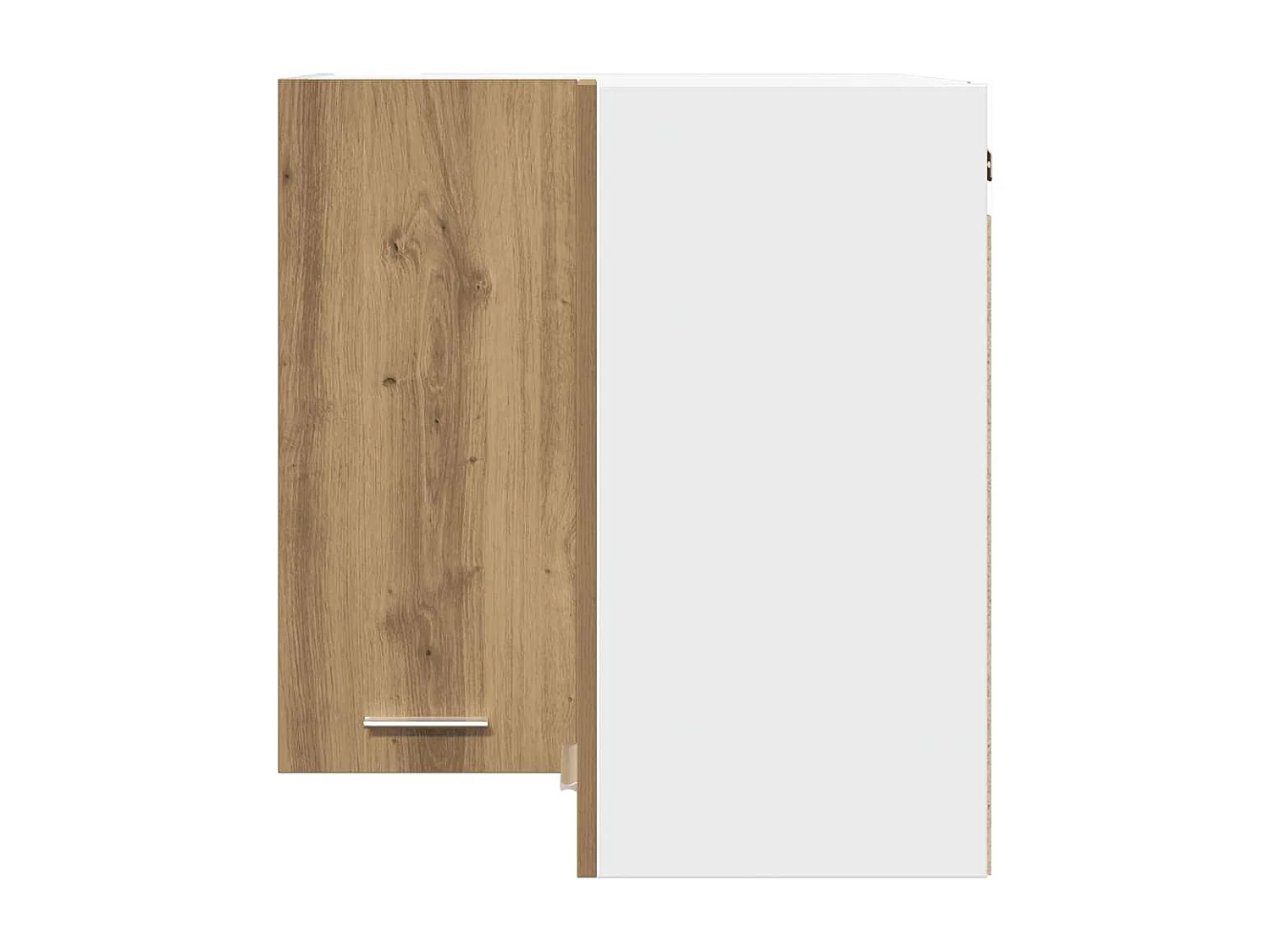 Eck-Hängeschrank Lyon Artisan-Eiche 57x57x60 cm Holzwerkstoff