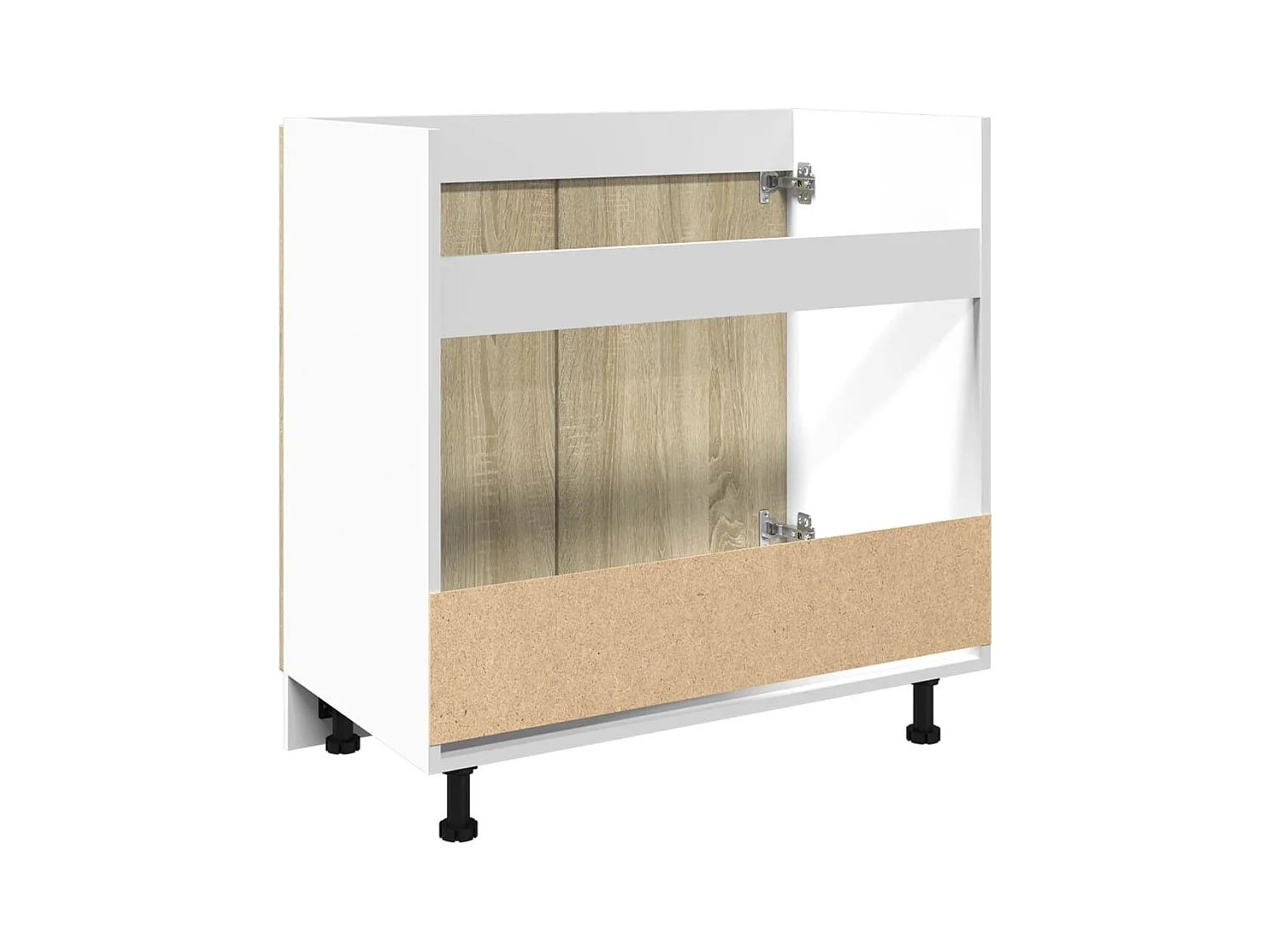 Meuble bas "Lyon" Chêne Sonoma 80 x 46 x 81,5 cm Bois d'ingénierie