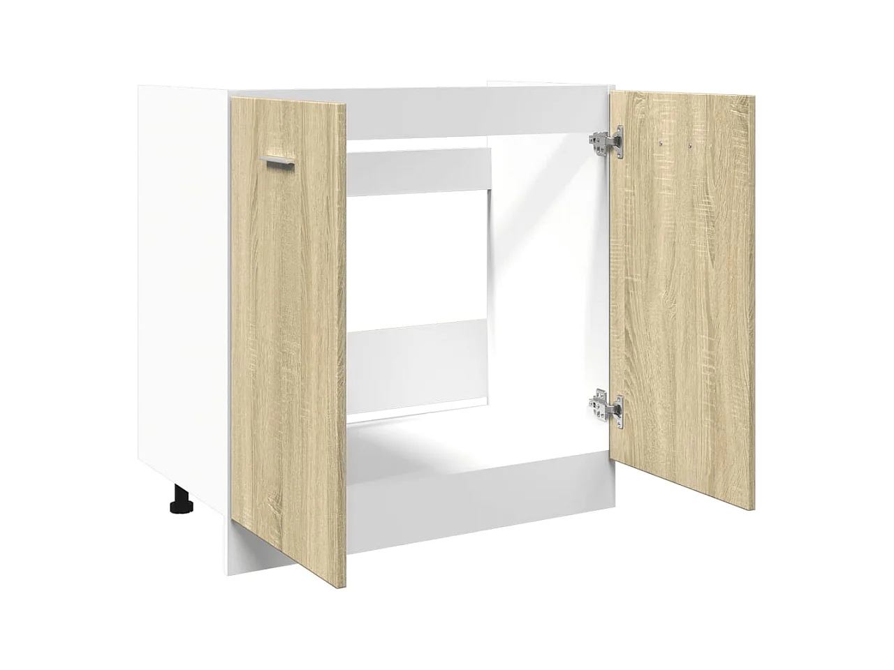 Meuble bas "Lyon" Chêne Sonoma 80 x 46 x 81,5 cm Bois d'ingénierie