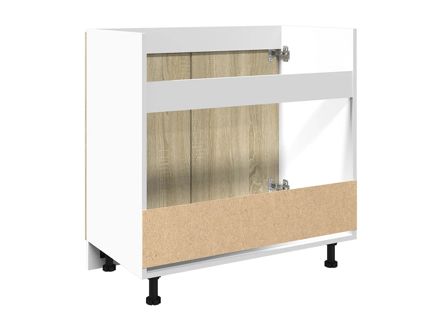 Meuble bas "Lyon" Chêne Sonoma 80 x 46 x 81,5 cm Bois d'ingénierie